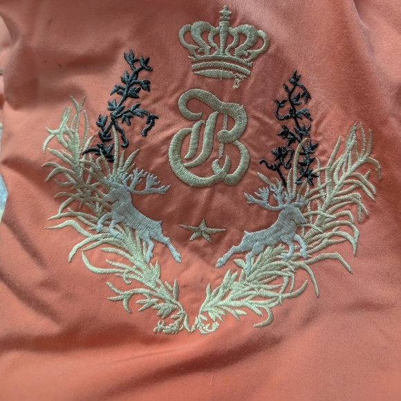 Rare Vintage Bogner Ski Snowsuit 80s Western Bavarian Mountain Eagle Coral Pink - Picture 10 of 16